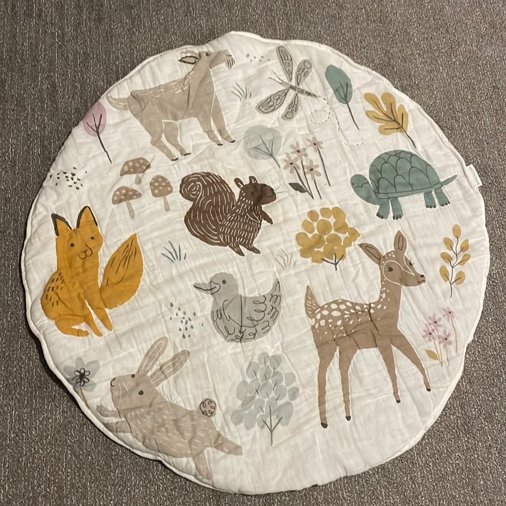 Dakota Woodland Muslin Travel Play Mat